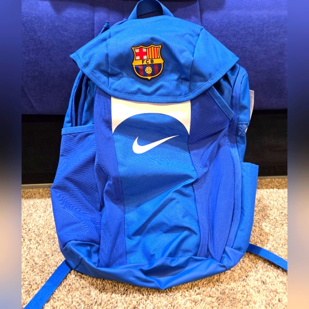 Nike Academy 23 Backpack, Barcelona logo, Soccer